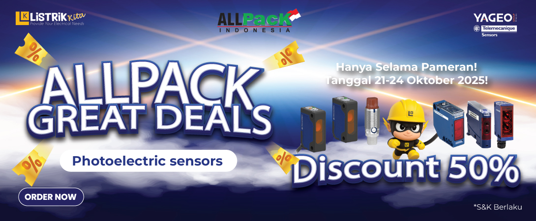 ALLPACK GREAT DEALS – Diskon 50% Photoelectric Sensor Telemecanique