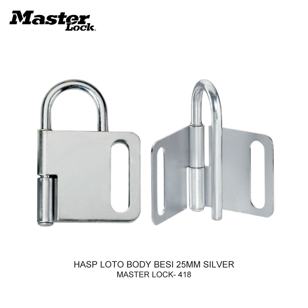 HASP LOTO BODY BESI 25MM SILVER