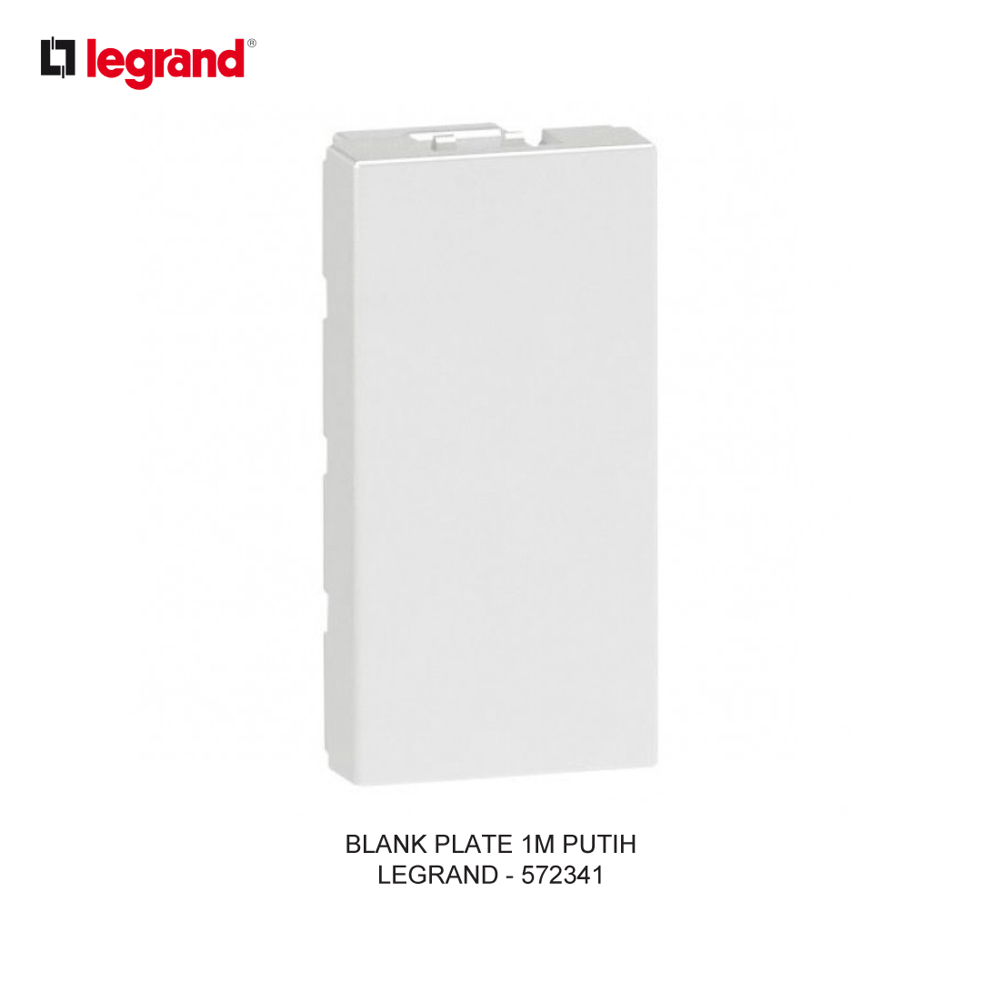 BLANK PLATE 1M WHITE