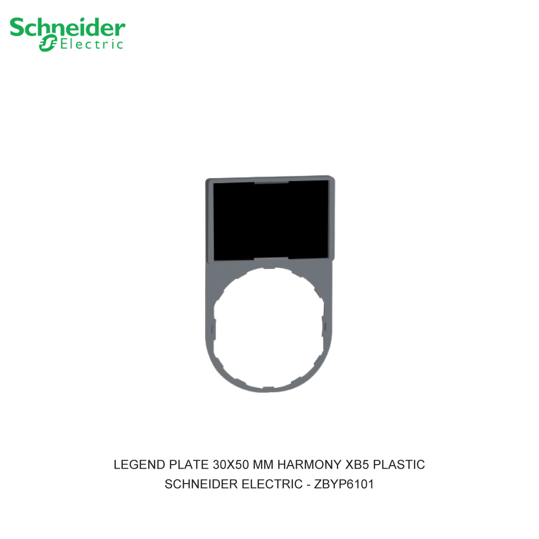 LEGEND PLATE 30X50 MM HARMONY XB5 PLASTIC