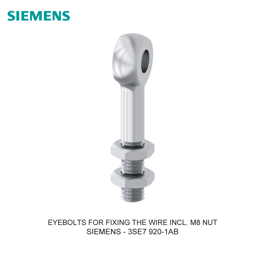 EYEBOLTS FOR FIXING THE WIRE INCL. M8 NUT