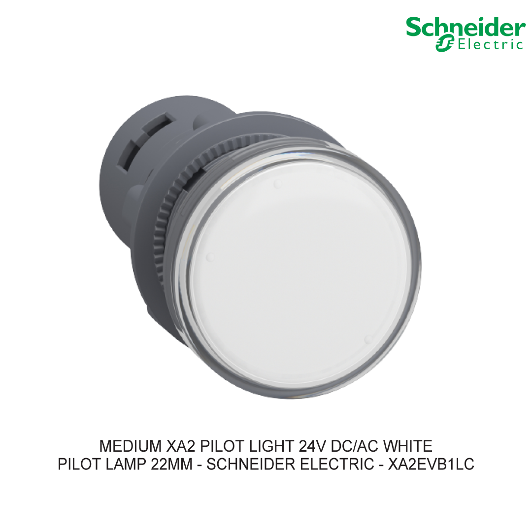 MEDIUM XA2 PILOT LIGHT 24V DC/AC WHITE