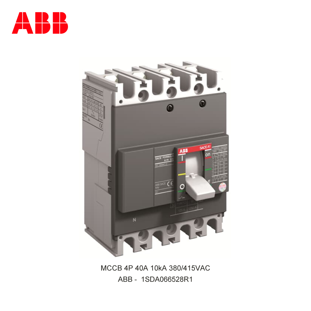 MCCB 4P 40A 10kA 380/415VAC