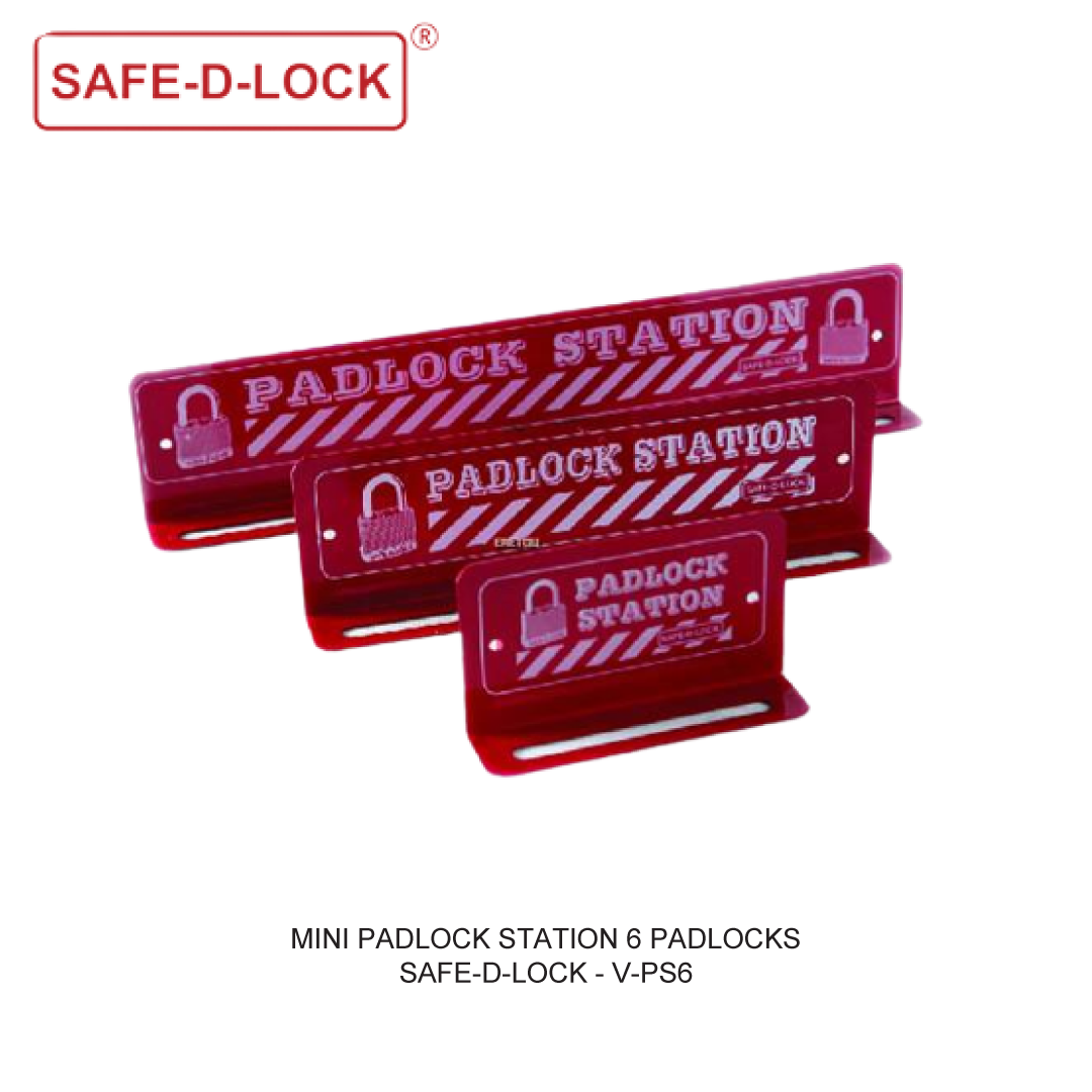 MINI PADLOCK STATION 6 PADLOCKS
