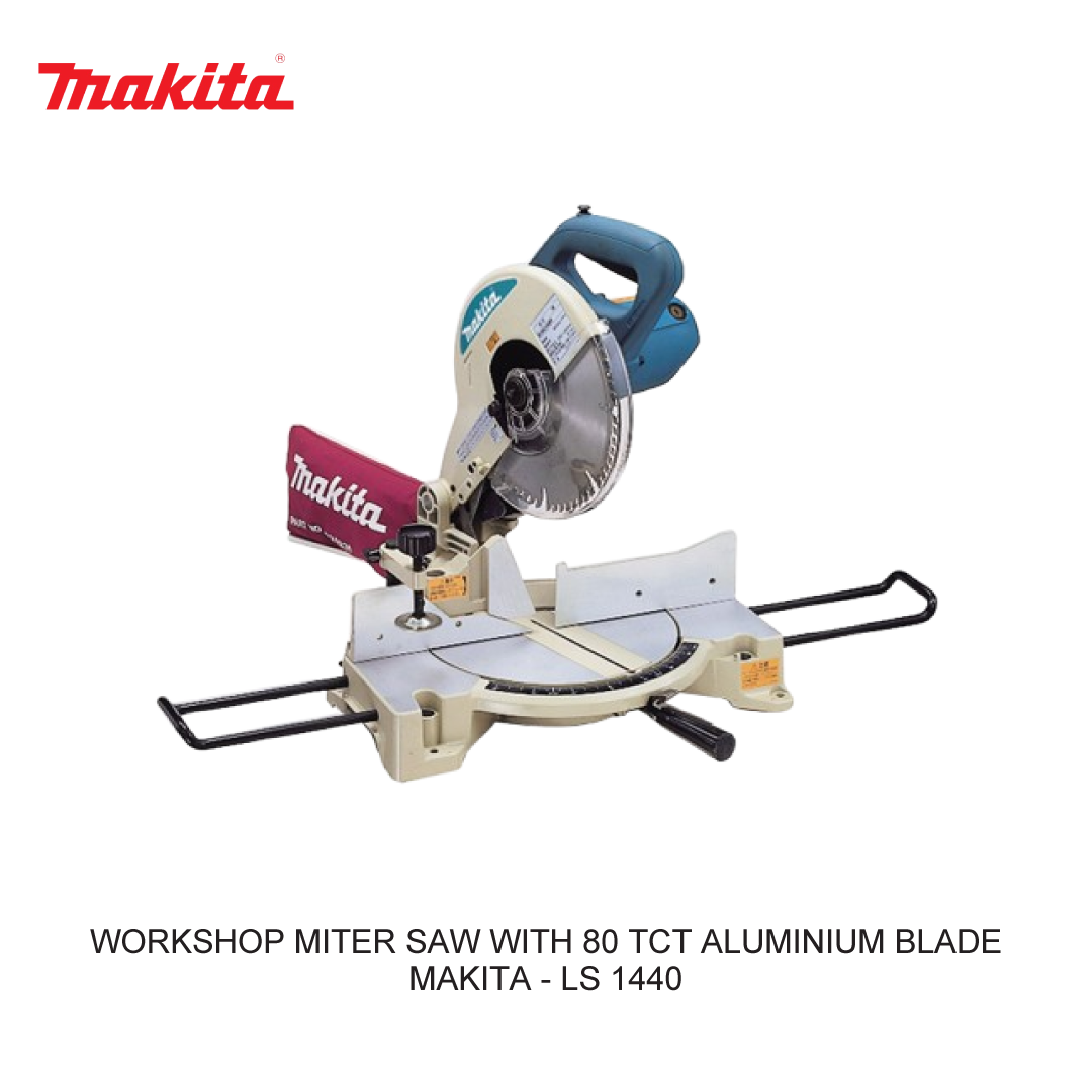 WORKSHOP MITER SAW WITH 80 TCT ALUMINIUM BLADE