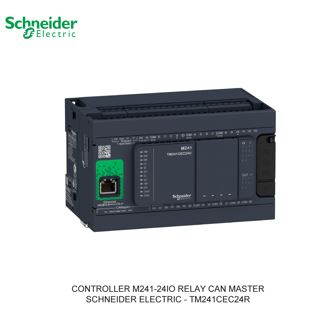 CONTROLLER M241-24IO RELAY CAN MASTER