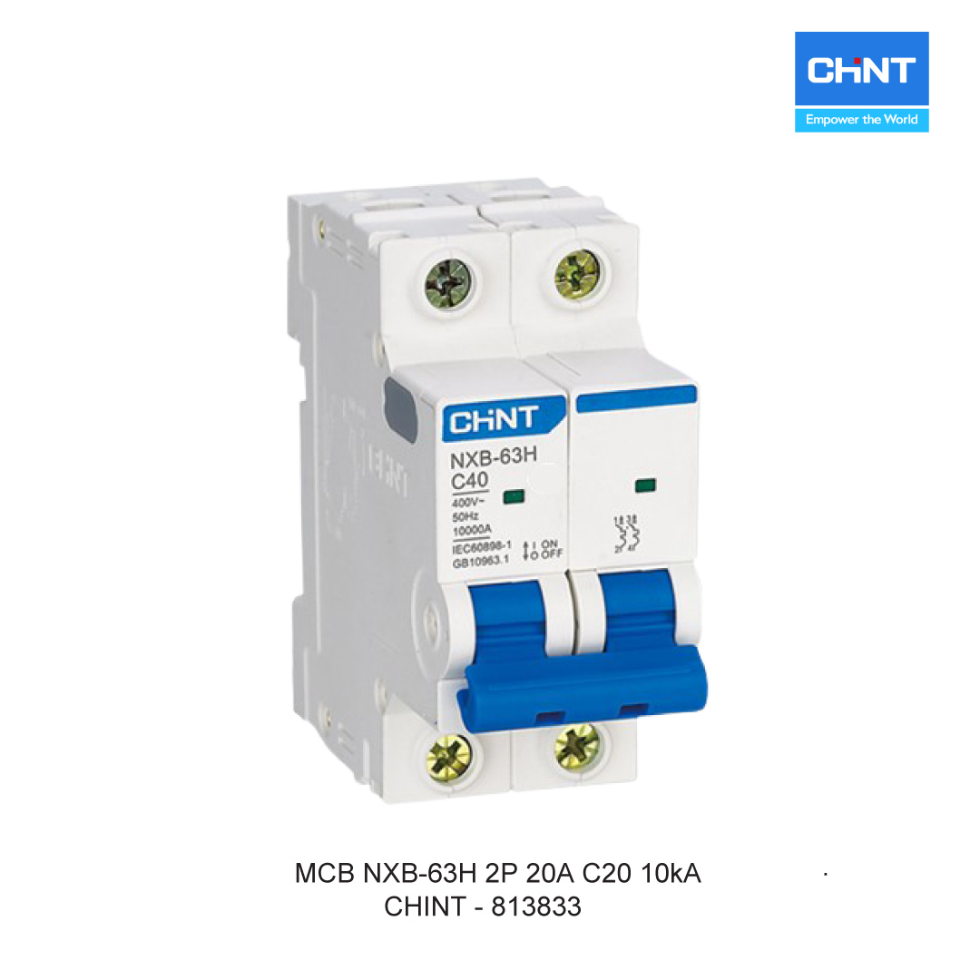 MCB NXB-63H 2P 20A C20 10kA