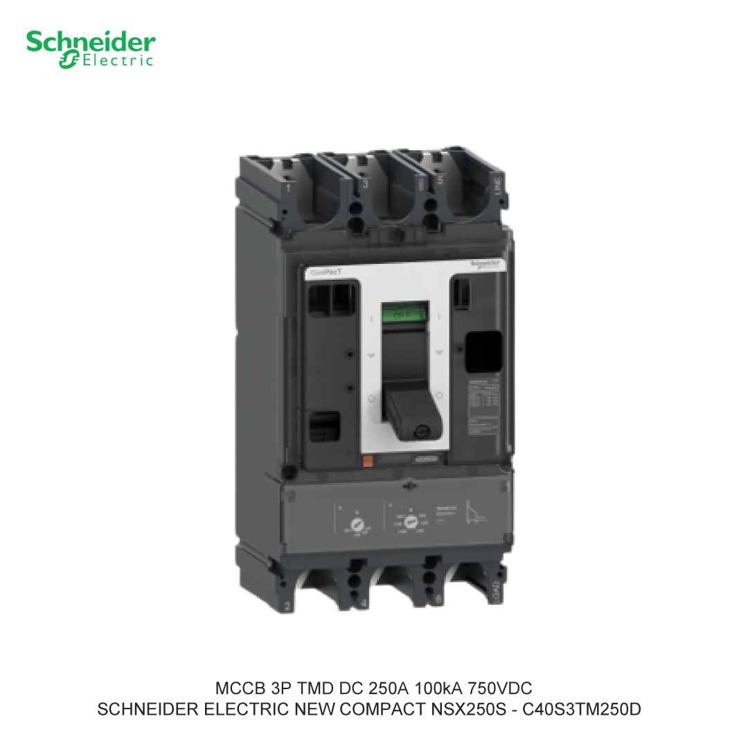 MCCB 3P TMD DC 250A 100KA 750VDC