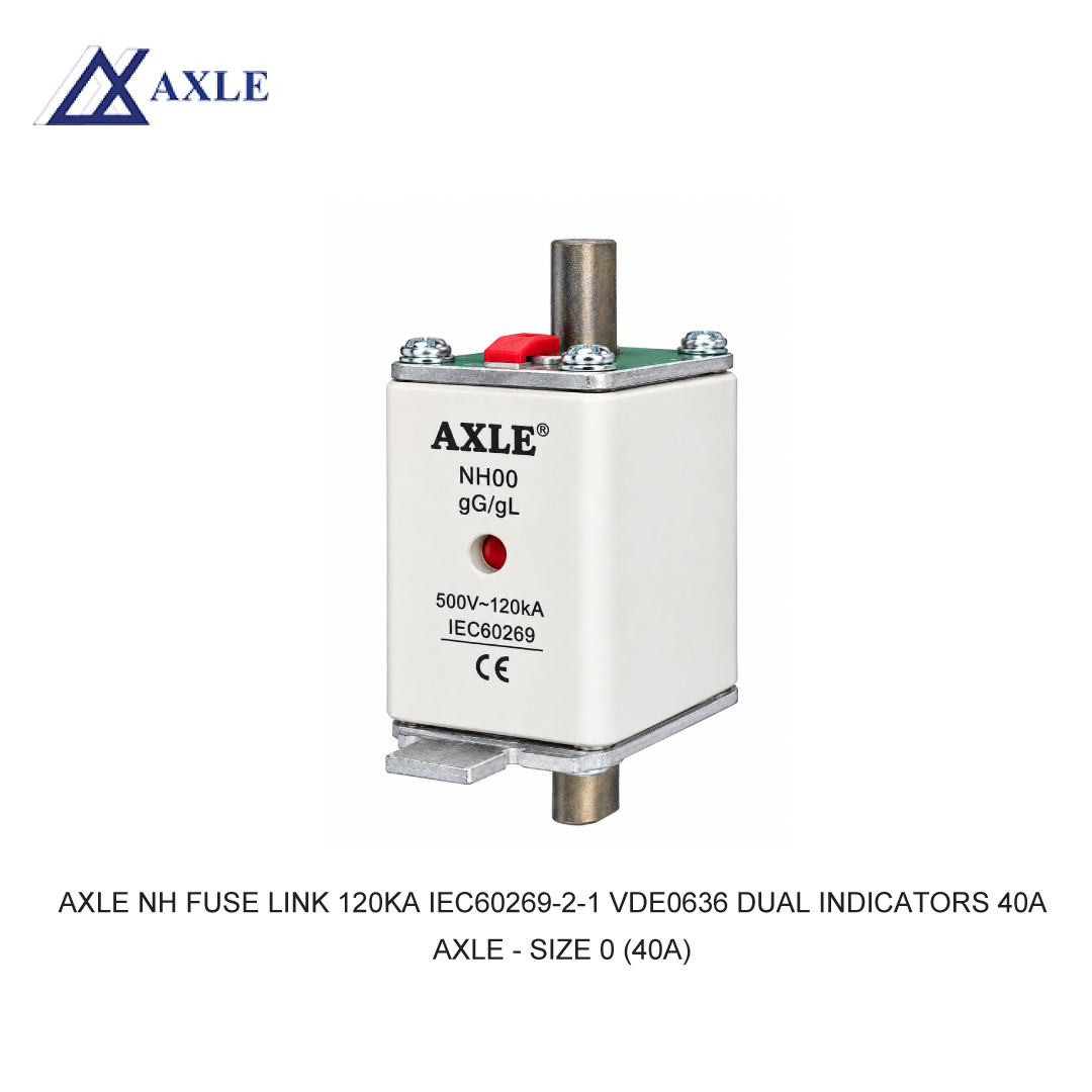 AXLE NH FUSE LINK 120KA IEC60269-2-1 VDE0636 DUAL INDICATORS 40A