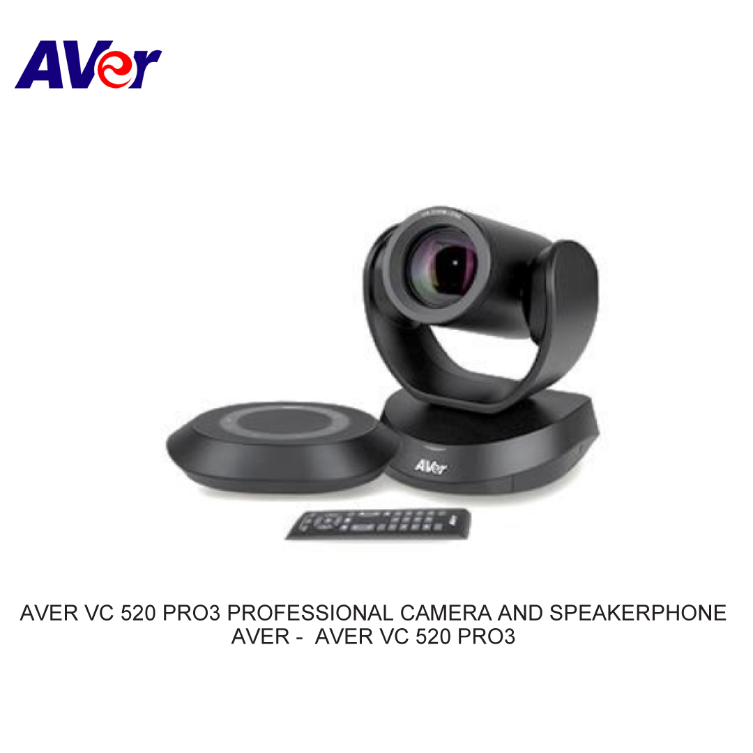 AVER VC 520 PRO3 PROFESSIONAL CAMERA AND SPEAKERPHONE