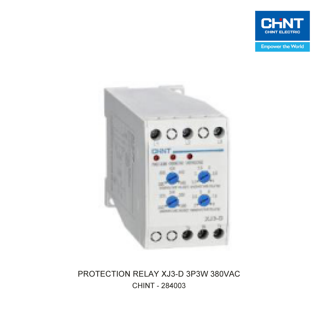 PROTECTION RELAY XJ3-D 3P3W 380VAC