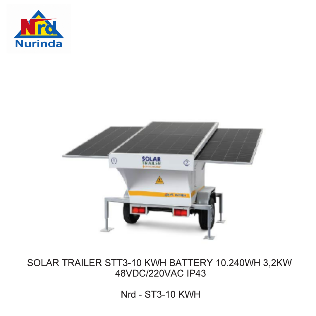 SOLAR TRAILER STT3-10 KWH BATTERY 10.240WH 3,2KW 48VDC/220VAC IP43