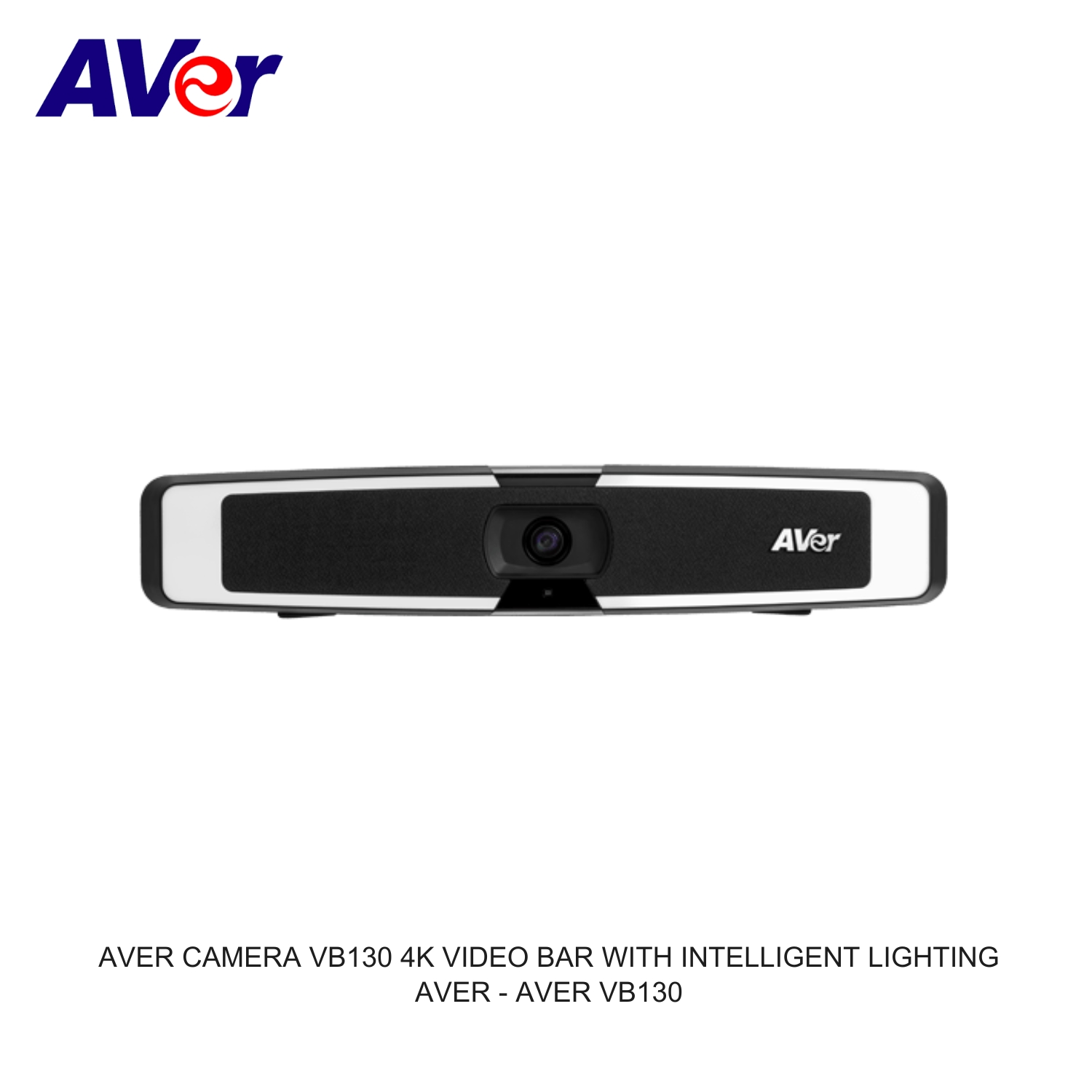 AVER CAMERA VB130 4K VIDEO BAR WITH INTELLIGENT LIGHTING