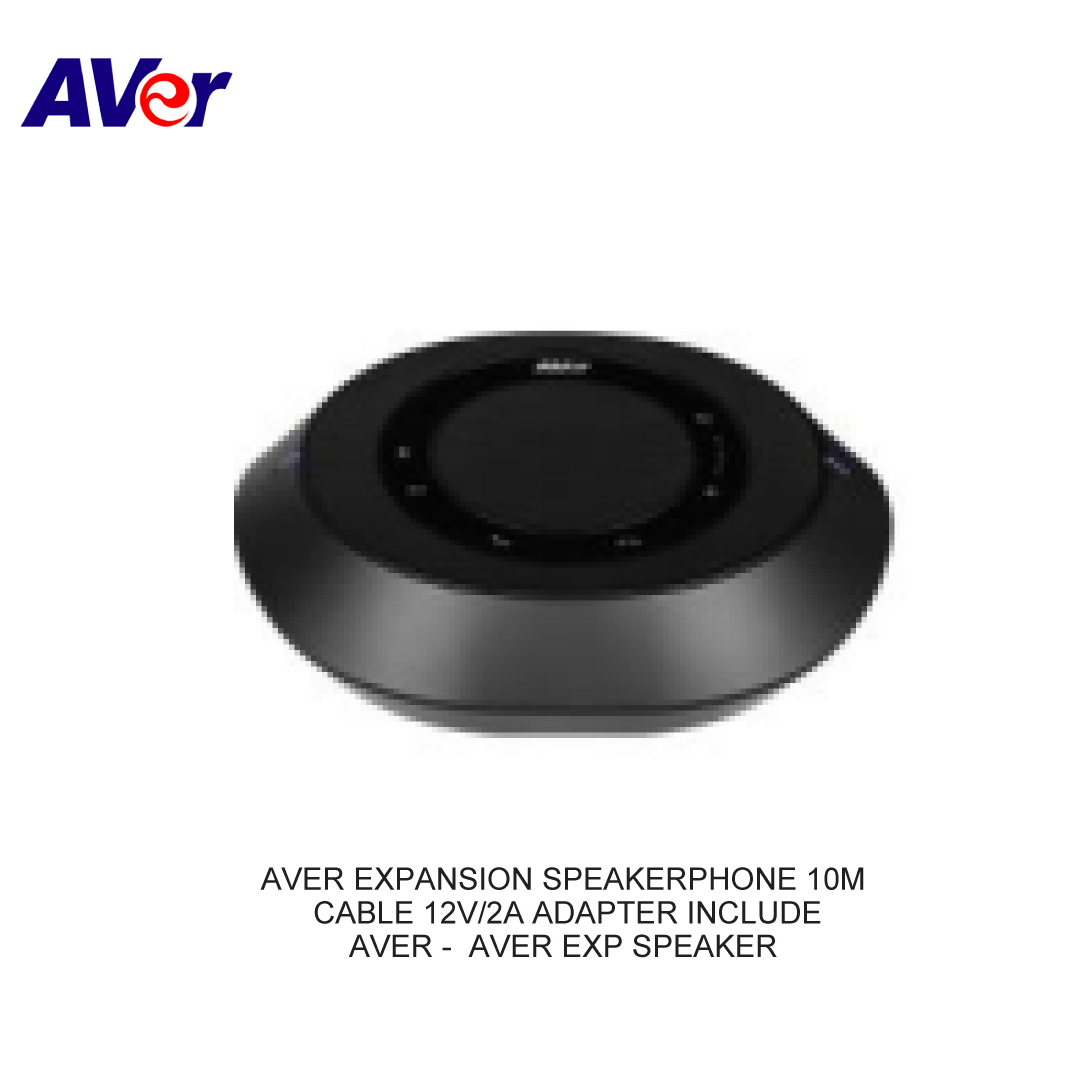 AVER EXPANSION SPEAKERPHONE 10M CABLE 12V/2A ADAPTER INCLUDE