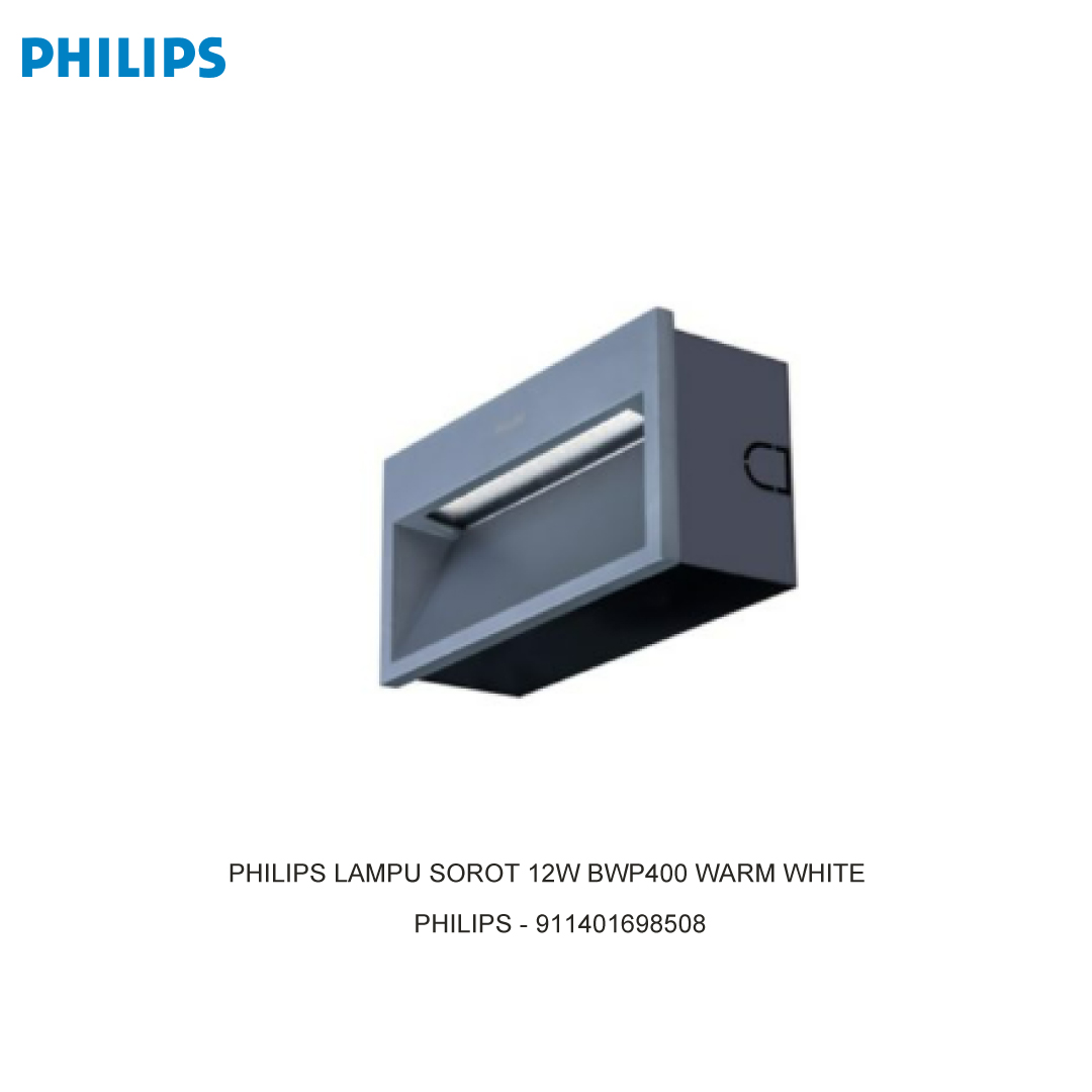 LED UNI WALL MOUNT RECESSED 12W BWP400 WARM WHITE