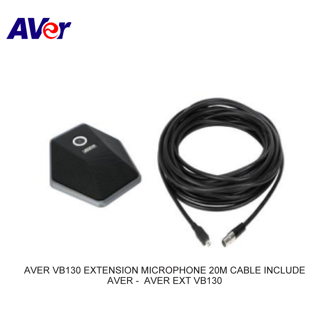 AVER VB130 EXTENSION MICROPHONE 20M CABLE INCLUDE