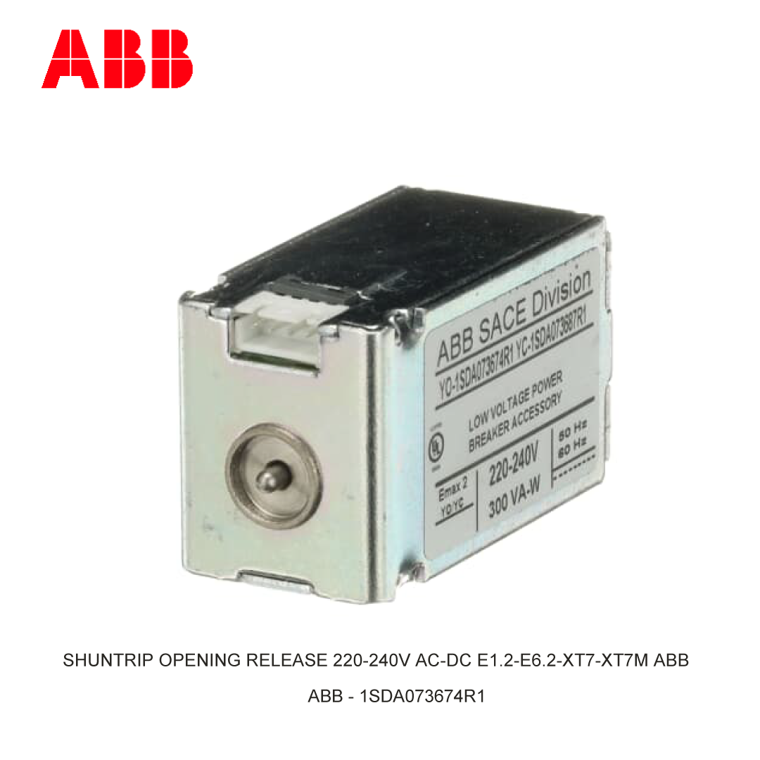 SHUNTRIP OPENING RELEASE 220-240V AC-DC E1.2-E6.2-XT7-XT7M ABB