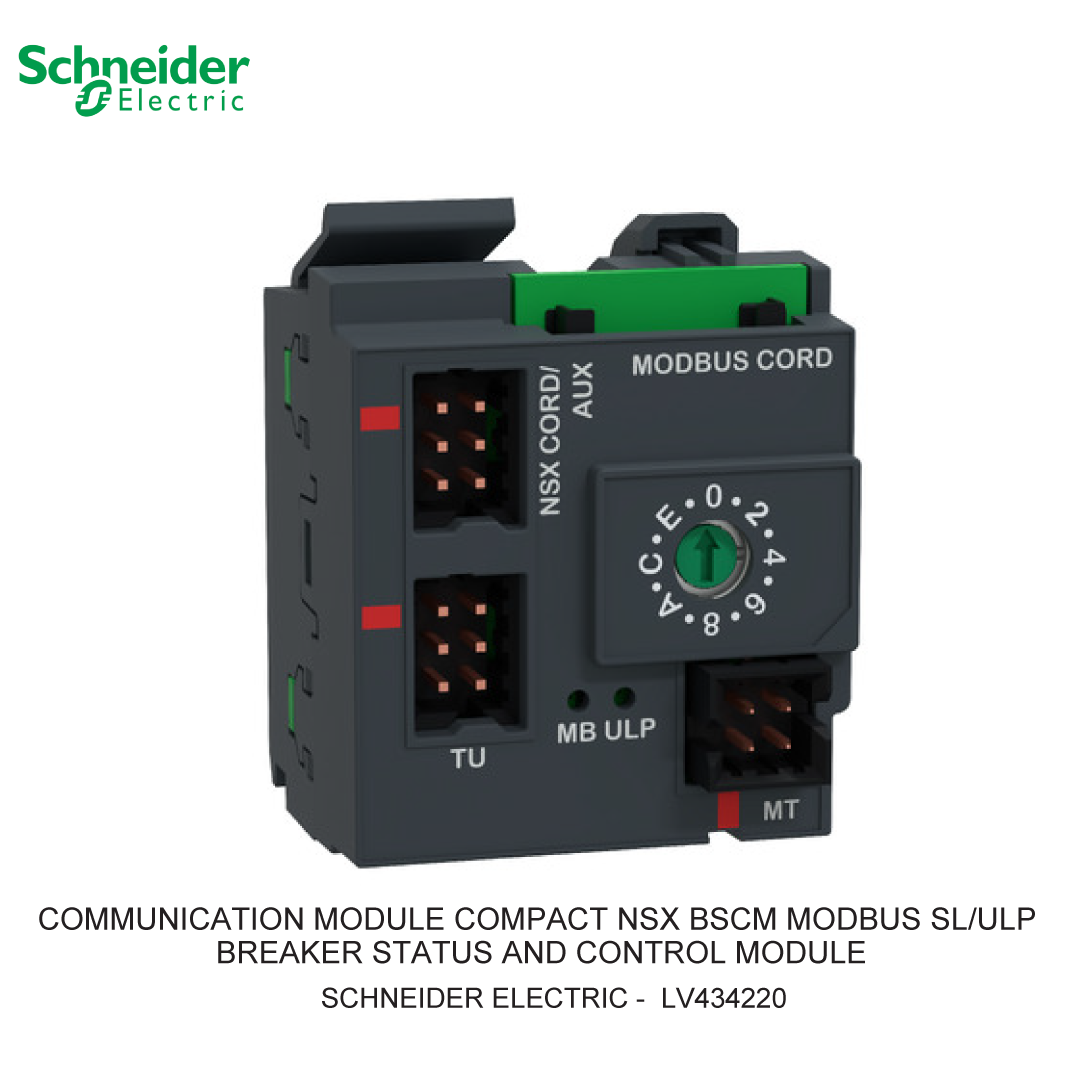 COMMUNICATION MODULE COMPACT NSX BSCM MODBUS SL/ULP BREAKER STATUS AND CONTROL MODULE