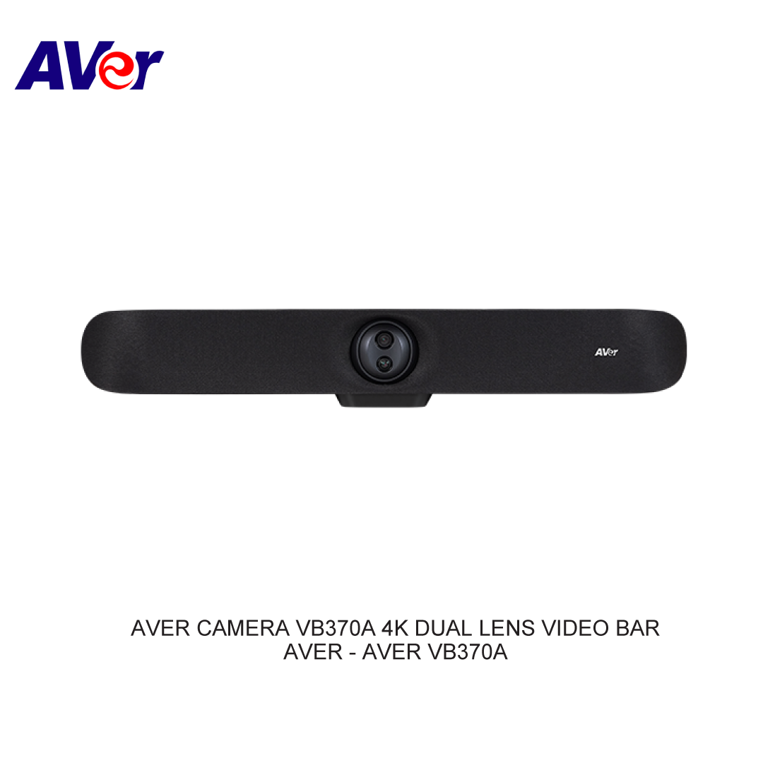 AVER CAMERA VB370A 4K DUAL LENS VIDEO BAR