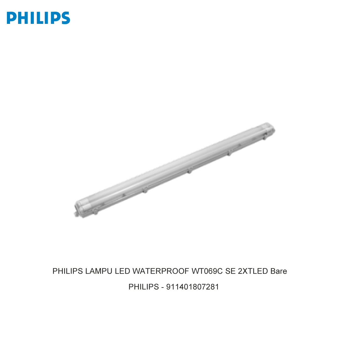 PHILIPS LAMPU LED WATERPROOF WT069C SE 2XTLED Bare
