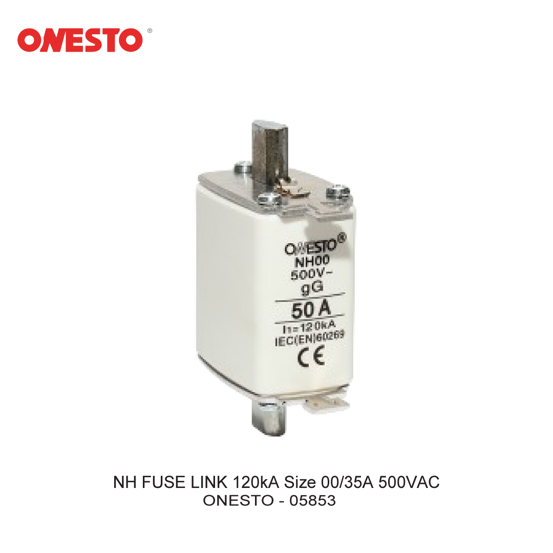 NH FUSE LINK 120kA Size 00/35A 500VAC