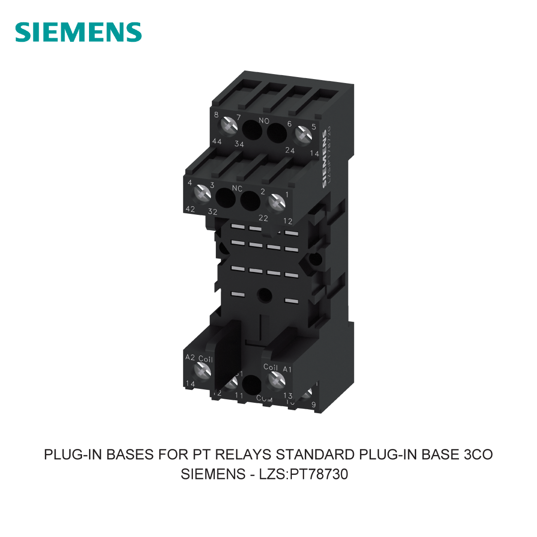 PLUG-IN BASES FOR PT RELAYS STANDARD PLUG-IN BASE 3CO