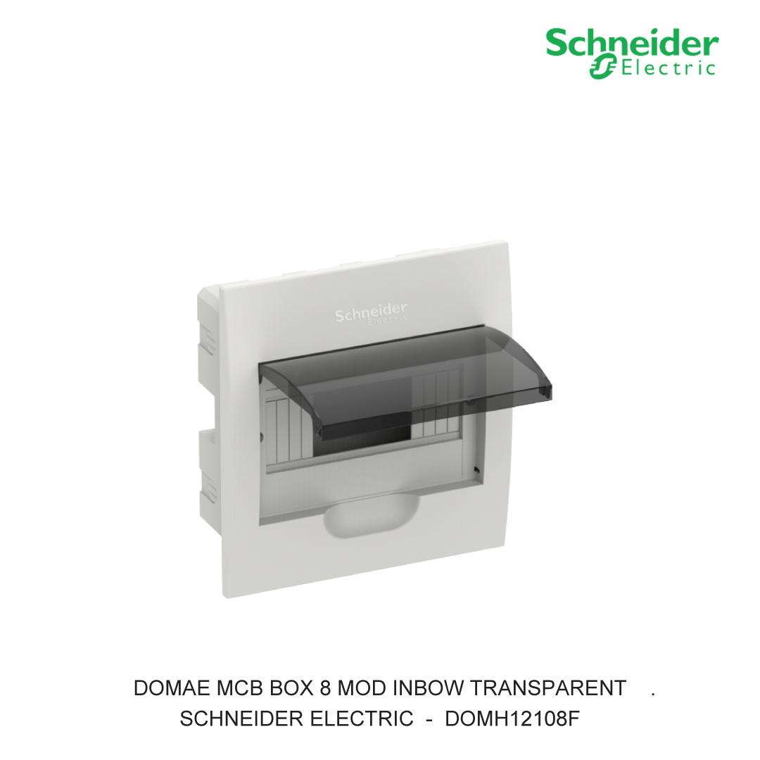 DOMAE MCB BOX 8MOD INBOW TRANSPARENT