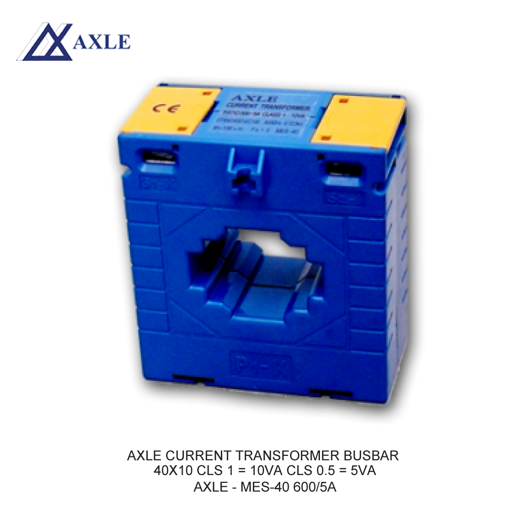 AXLE CURRENT TRANSFORMER BUSBAR 40X10 CLS 1 = 10VA CLS 0.5 = 5VA