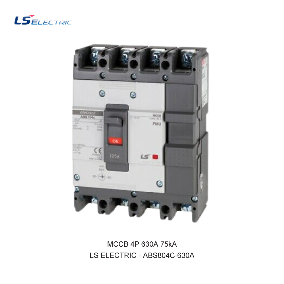 MCCB 4P 630A 75kA