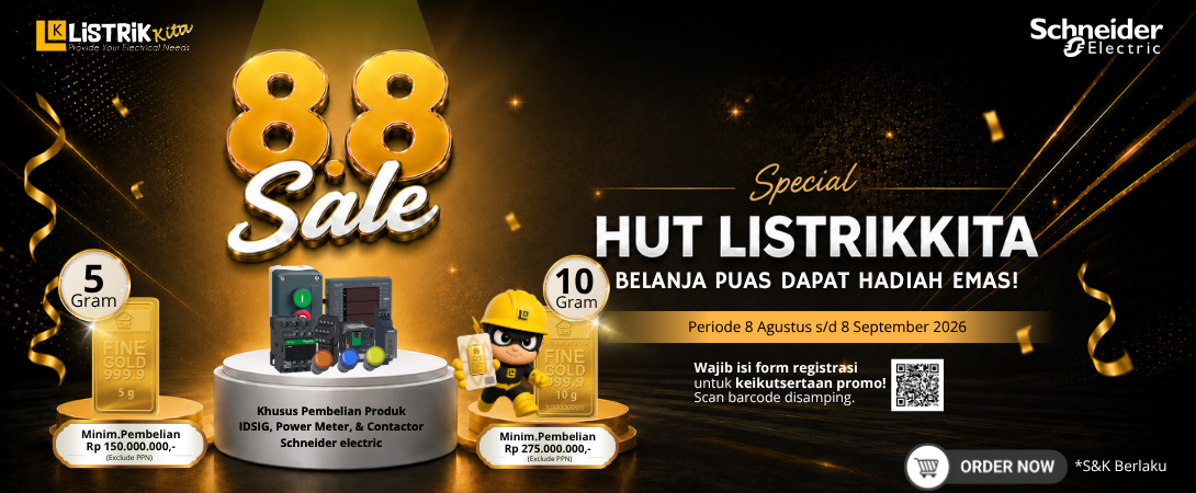 Promo 8.8 Listrik Kita: Belanja Dapat Hadiah Emas!