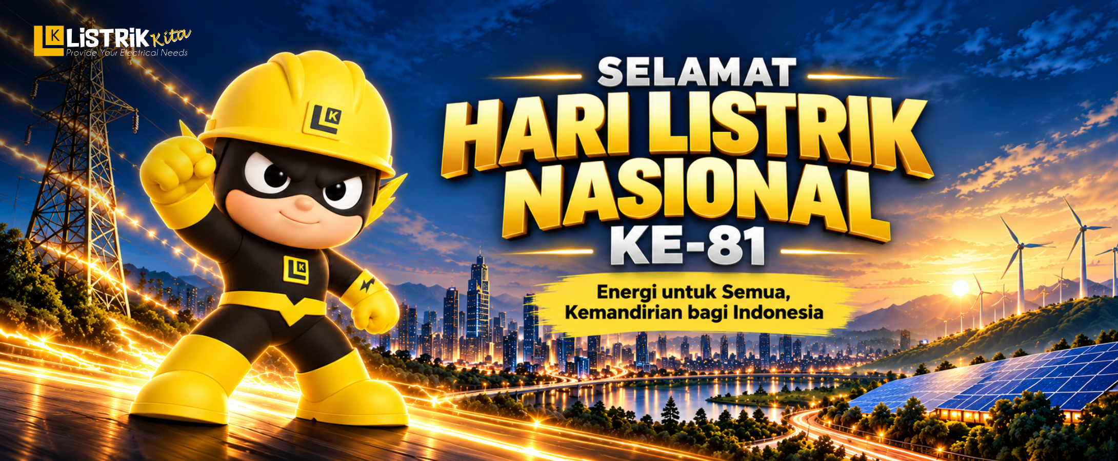 Selamat Hari Listrik Nasional ke-81!