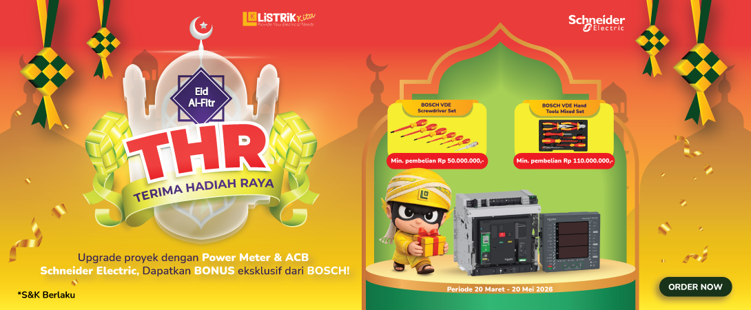 Promo Receive THR Power Meter & ACB Schneider Electric