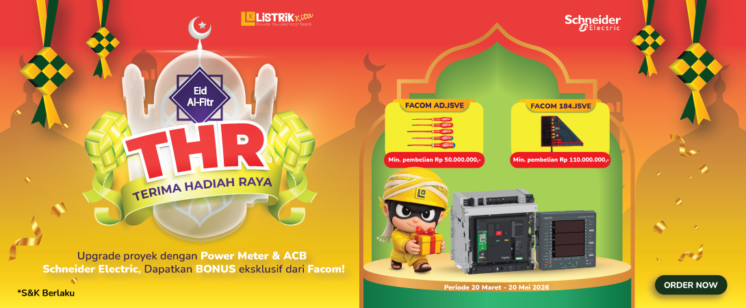 Promo Receive THR Power Meter & ACB Schneider Electric