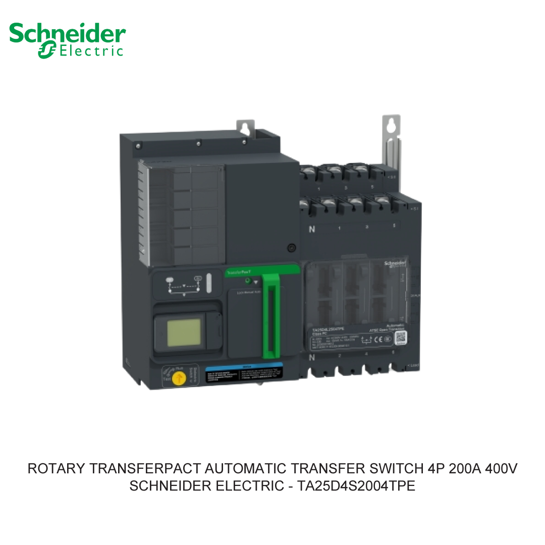 ROTARY TRANSFERPACT AUTOMATIC TRANSFER SWITCH 4P 200A 400V