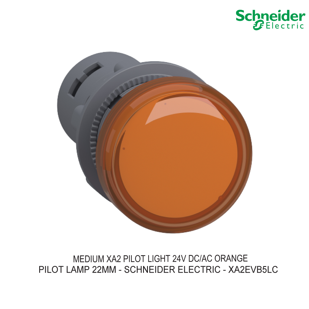 MEDIUM XA2 PILOT LIGHT 24V DC/AC ORANGE