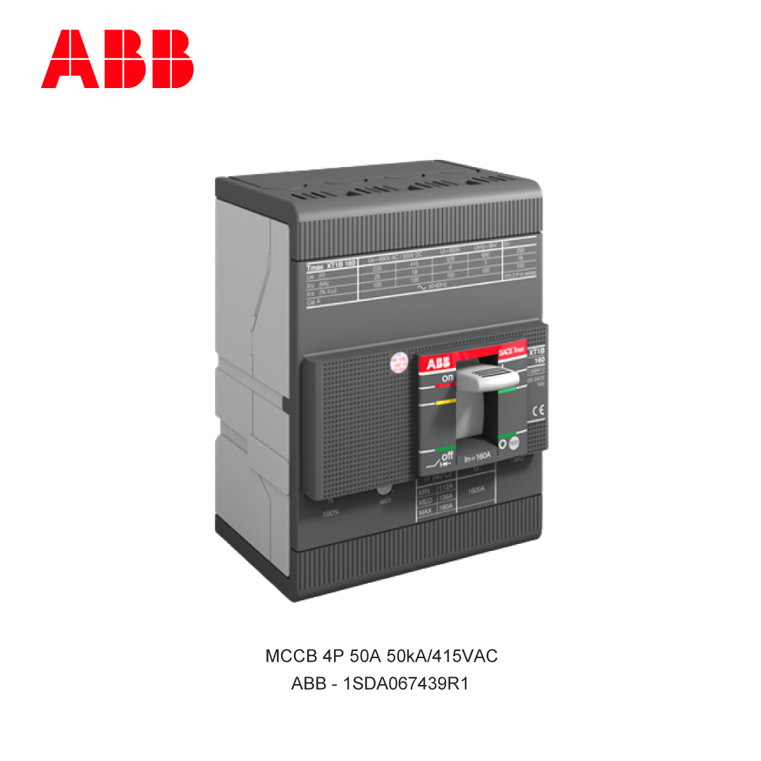 MCCB 4P 50A 50kA/415VAC