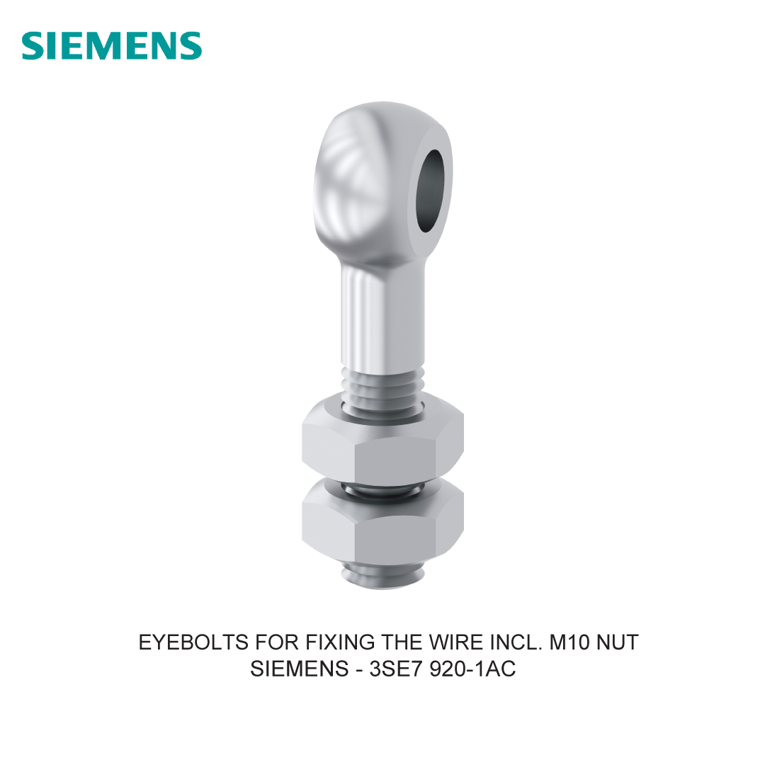 EYEBOLTS FOR FIXING THE WIRE INCL. M10 NUT