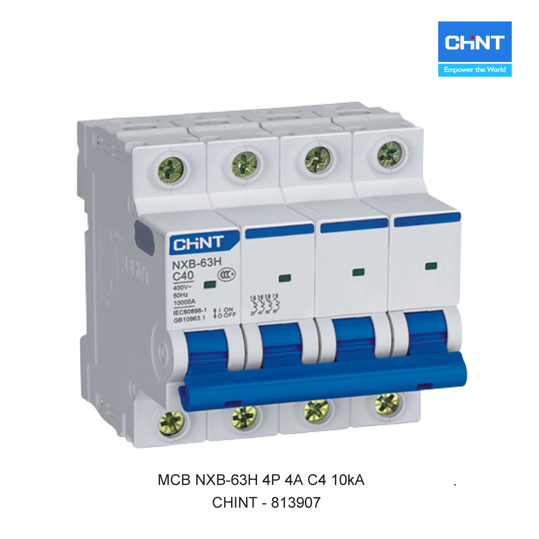 MCB NXB-63H 4P 4A C4 10kA