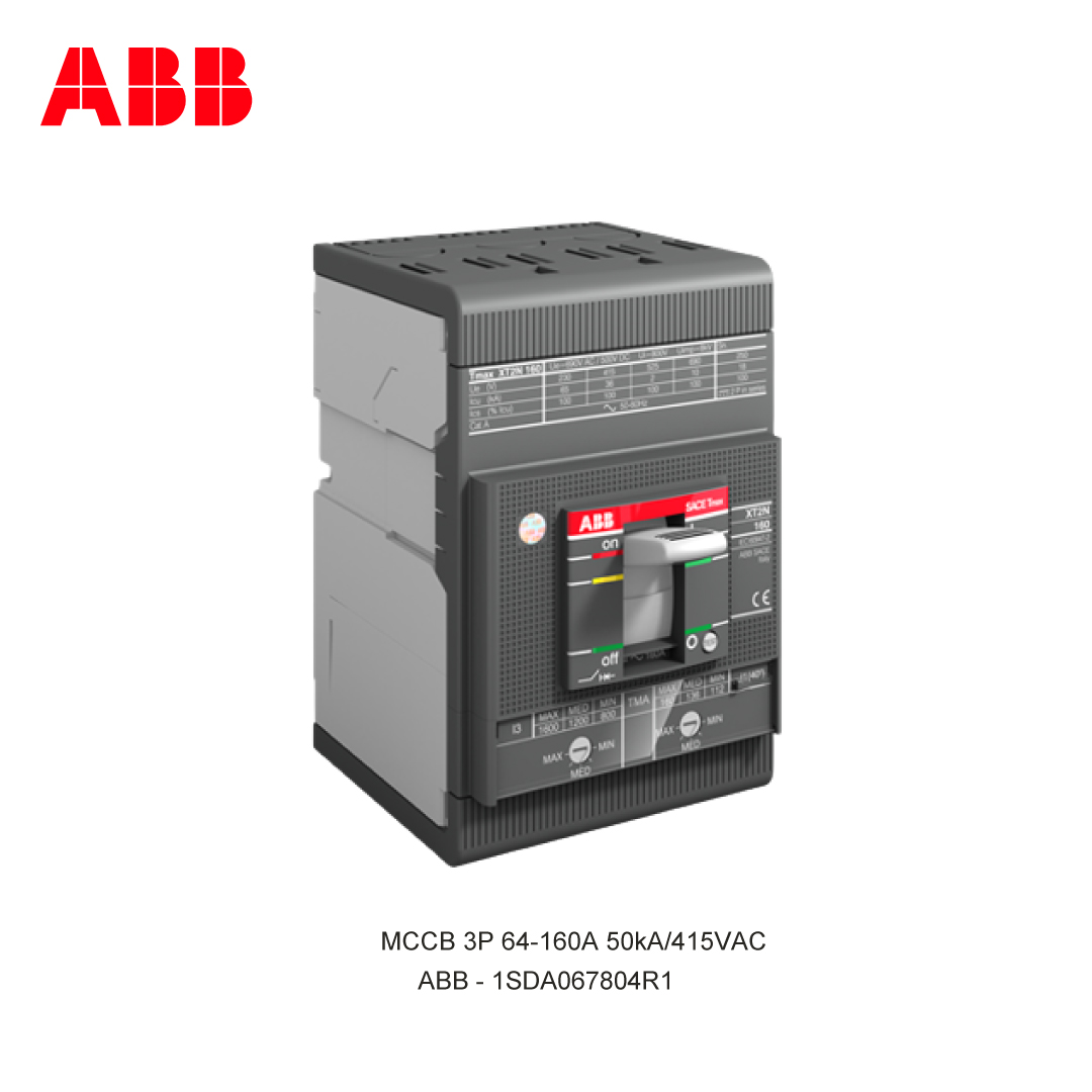 MCCB 3P 64-160A 50kA/415VAC